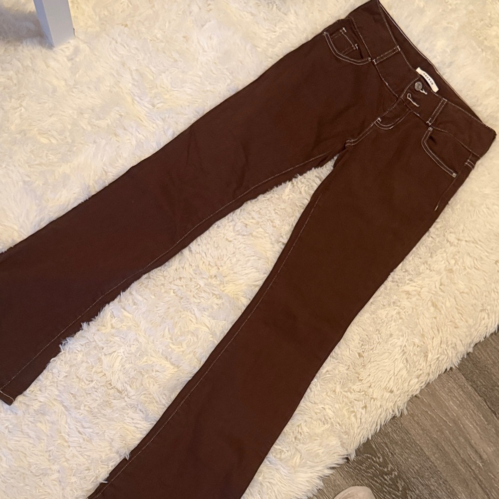PacSun Dark Brown Flare Jeans